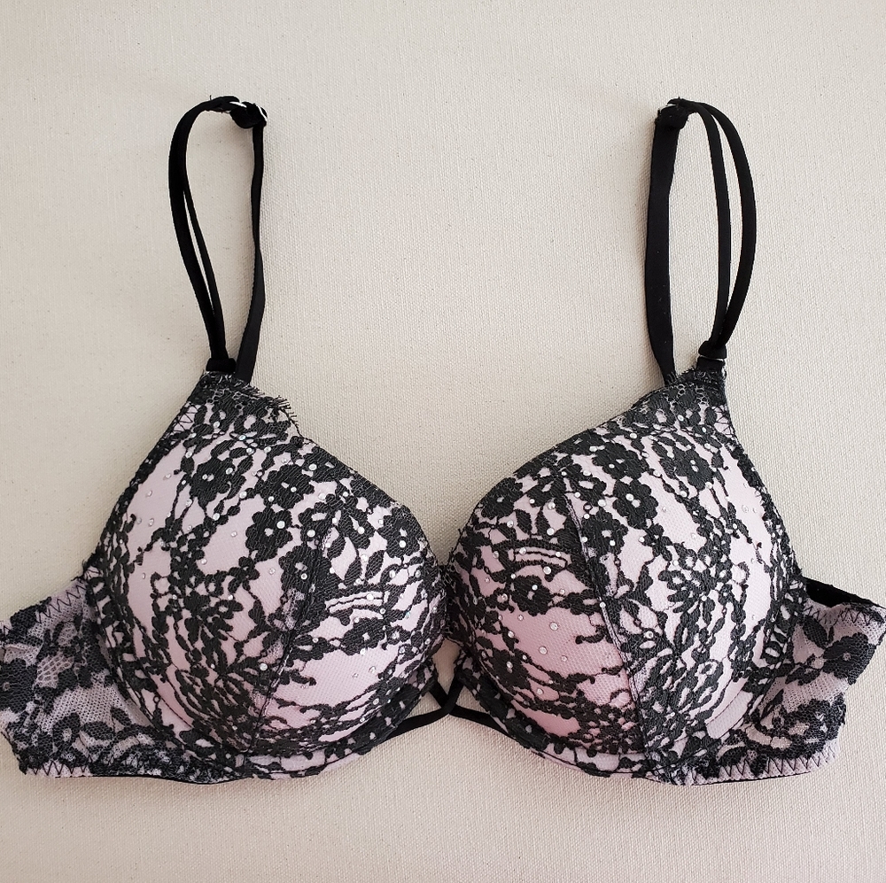 Victoria Secret bombshell Push Up Bra Bling 36AA
